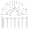 600Pcs Brass Eye Pin KK-SP0001-69B-S-1