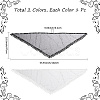 2Pcs 2 Colors Cloth Polyester Headbands for Woman OHAR-CY0001-03-2