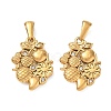304 Stainless Steel with Rhinestone Pendants RB-CBA7A56-10G-01-1