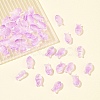 50Pcs Transparent Spray Painted Glass Beads GLAA-FS0002-06B-7