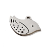 Non-Tarnish 201 Stainless Steel Pendants STAS-E206-04P-06-2