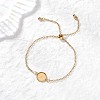 304 Stainless Steel Cable Chain Slider Bracelet Making BJEW-JB12810-01-1