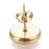 Ion Plating(IP) 304 Stainless Steel Stud Earring Settings X-STAS-K202-05D-G-3