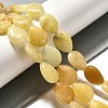 Natural Topaz Jade Beads Strands G-P561-B04-01-2
