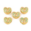 Alloy Enamel Beads ENAM-D318-01G-04-1