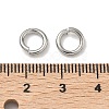 Tarnish Resistant 304 Stainless Steel Open Jump Rings STAS-R065-42-5