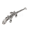 304 Stainless Steel Link Chain Bracelets for Women Men BJEW-P386-06AS-5