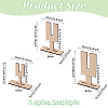3 Sizes Wooden Bow Maker Sets AJEW-WH0270-346-2