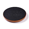 Flat Round Wood Pesentation Jewelry Bracelets Display Tray ODIS-P008-15C-02-5