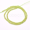 Natural Peridot Beads Strands G-F509-12-3mm-3