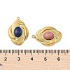 Natural Mixed Gemstone Pendants STAS-F312-06G-3