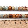 Natural Aqua Terra Jasper Beads Strands G-L624-D03-10x8mm-5
