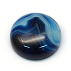 Dyed Natural Striped Agate/Banded Agate Cabochons X-G-R348-20mm-02-2