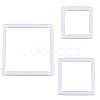 3 Stes 3 Styles Plastic Cross Stitch Embroidery Hoops DIY-CP0012-44C-6