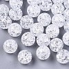 Transparent Crackle Acrylic Round Beads Strands LS-CCG-R002-12mm-01-3