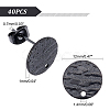 40Pcs Ion Plating(IP) 304 Stainless Steel Stud Earring Findings STAS-UN0040-65-4