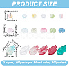 300Pcs 3 Style Glass Pendants GLAA-AR0001-43-2