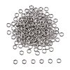 Tarnish Resistant 304 Stainless Steel Open Jump Rings STAS-Q186-02-4x0.8mm-1