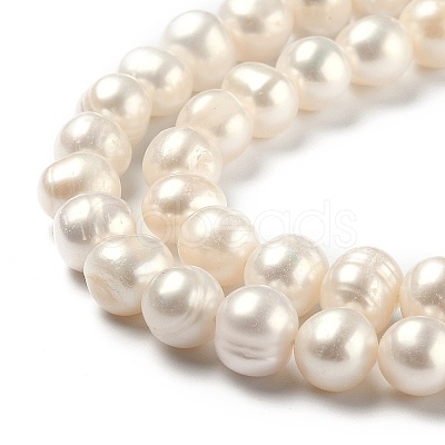Natural Cultured Freshwater Pearl Beads Strands PEAR-L033-24-01-1