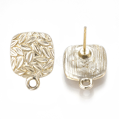 Alloy Stud Earring Findings X-PALLOY-T055-77-1