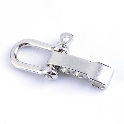 Alloy D-Ring Anchor Shackle Clasps PALLOY-S078-P-1