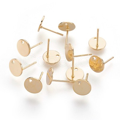 304 Stainless Steel Stud Earring Findings X-STAS-F188-02G-1