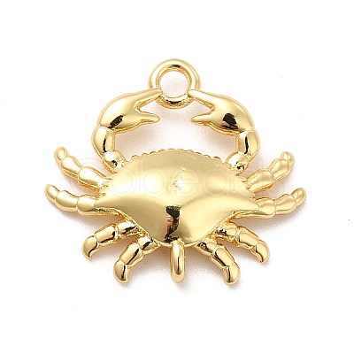 Rack Plating Brass Pendants KK-K270-30G-1