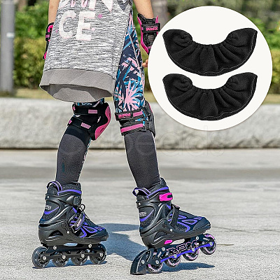 Velvet Ice Skate Guards AJEW-WH20022-85C-01-1