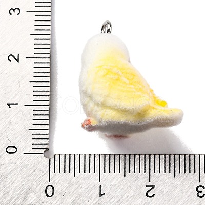 Flocky Resin Pendants RESI-Q011-03A-1
