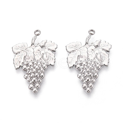 304 Stainless Steel Pendants STAS-T065-72P-1