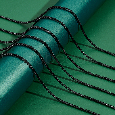 4.9~5m Spray Painted Stainless Steel Box Chains CHS-UN0001-15-1