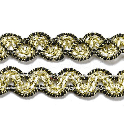 Polyester Wavy Lace Trim OCOR-K007-04A-1