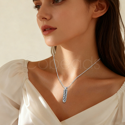 DIY Stainless Steel Pendant Necklaces Making Kits DIY-CN0003-75P-1
