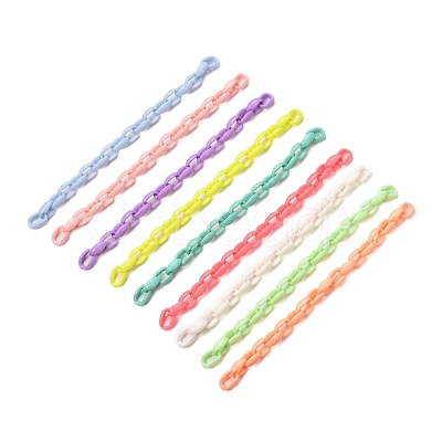 Handmade Acrylic Cable Chains AJEW-JB00690-1