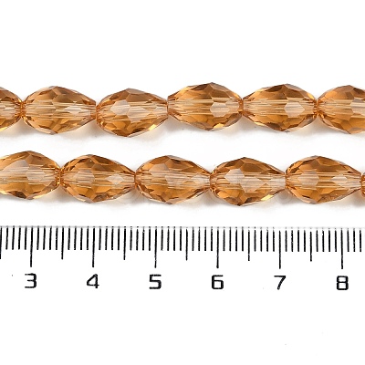 Transparent Glass Beads Strands EGLA-N013-T10mm-D21-1