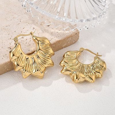 304 Stainless Steel Hoop Earrings EJEW-V016-11G-01-1