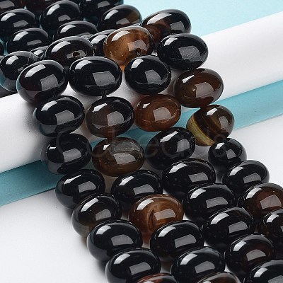 Natural Agate Beads Strands G-G021-03A-11-1