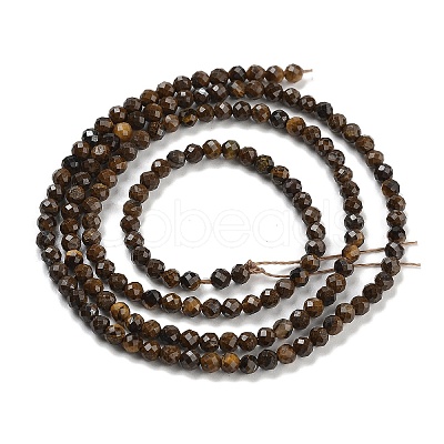 Natural Tiger Eye Beads Strands G-M399-03A-01-1