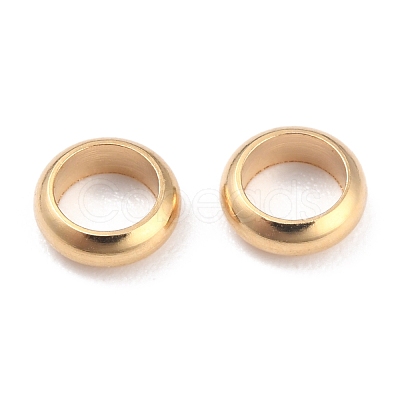 Rack Plating Brass Spacer Beads KK-O139-16E-G-1