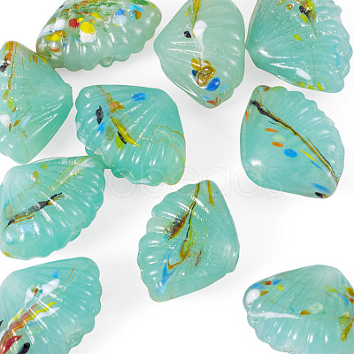 10Pcs Handmade Lampwork Beads LAMP-TADJ0001-07D-1