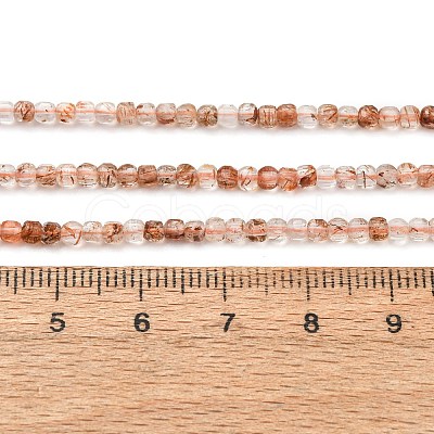 Natural Black Gold Rutilated Quartz Beads Strands GG-CBA9631-B02-02-1