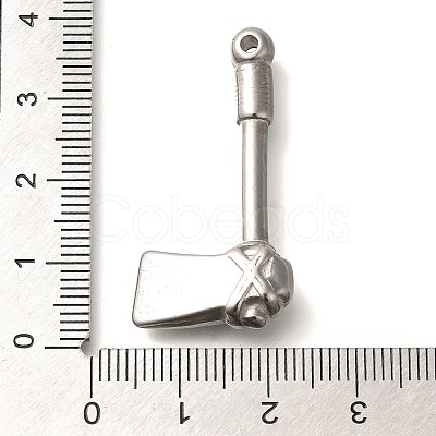 Anti-Tarnish 304 Stainless Steel Pendants STAS-I321-16P-1