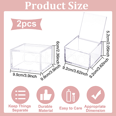 Transparent Plastic Gift Boxes CON-WH0087-68B-1