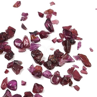 Natural Garnet Chip Beads G-M364-14-01-1
