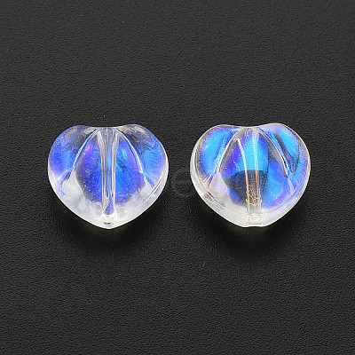 Electroplate Transparent Glass Beads LS-GLAA-T022-24-B01-1