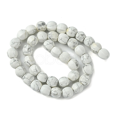 Natural Howlite Beads Strands G-H023-A16-01-1