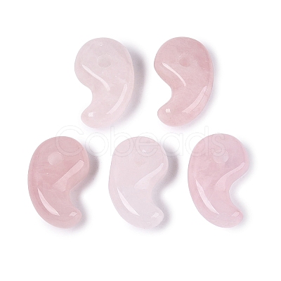 Natural Rose Quartz Pendants X-G-S294-07B-04-1