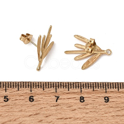 304 Stainless Steel Stud Earring Findings SA-CBAA9A2-02G-04-1