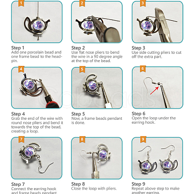 DIY Earring Making DIY-SC0004-74-1