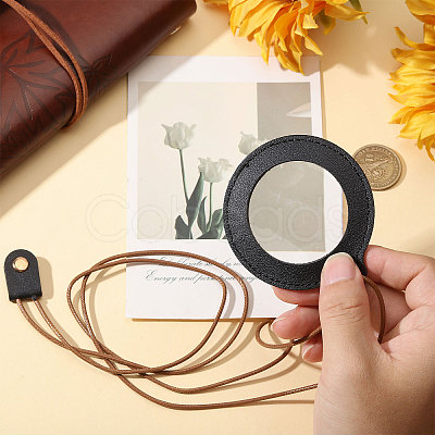 2Pcs Neck Wear Magnifying Glass AJEW-CA0005-27A-1